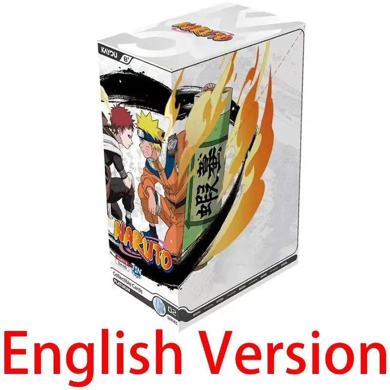 KAYOU Original Naruto-Kartenbox Anime-Figurenkarten-Boosterpack Sasuke-Sammelkarten-Spielzeug Weihnachtsgeburtstagsgeschenk für Kinder