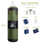 Schwerer Sandsack mit Deckenhaken, Stahlkette, zum Aufhängen, für Erwachsene, Muay Thai, MMA, Taekwondo, Heimtraining