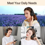 Herren Geschenk Gold Wireless Kopfhörer Bluetooth Kopfhörer Stereo Headset Spiel mit eingebautem Mikrofon, universell für Android und iOS