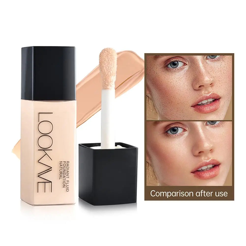 1 Stück flüssige Foundation, langanhaltend, volle Deckkraft, mattierende Creme, CC Foundation Make-up Concealer, natürliche flüssige Basis, feuchtigkeitsspendend