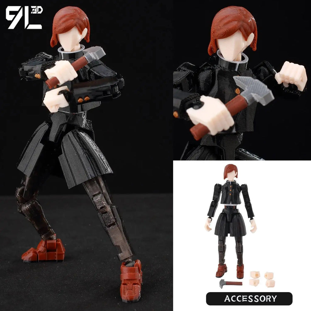 9L3D Lucky13 Gojo Sukuna Jujutsu Fushiguro Toji Gojo Satoru Actionfigur Dummy13 T13 Mehrgelenkige Sammlerstücke Titan13