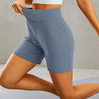 Active Wear Elastic Waist Women Running Shorts High Waist Quick Dry Sport Shorts Comfortable Breathable Yoga Pants Workout