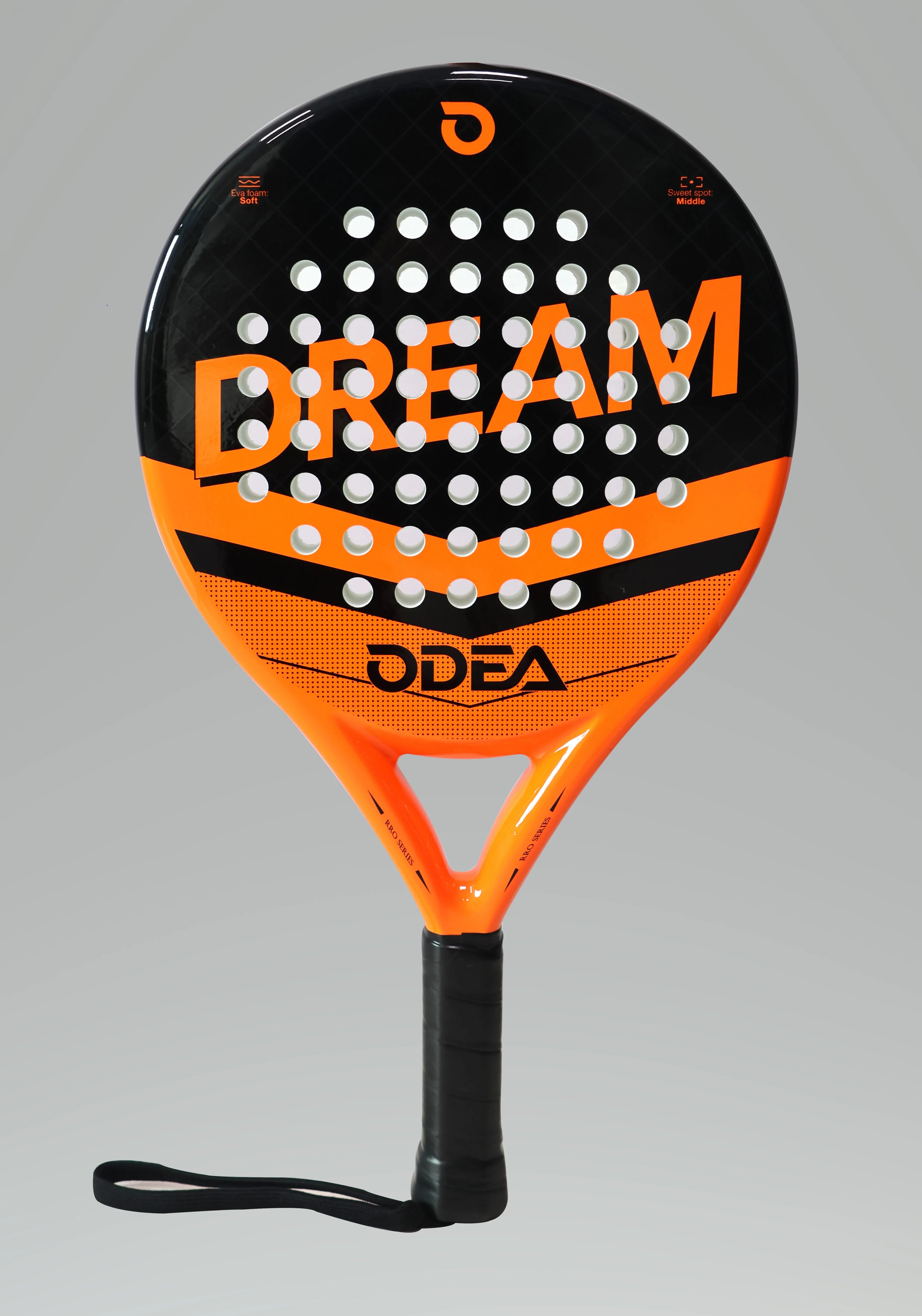 ODEA Beach Tennis Schläger Vollcarbon Rauhe Oberfläche Outdoor Sport Schläger Für Herren Damen Erwachsene Fortgeschrittene Spieler 3K 18K