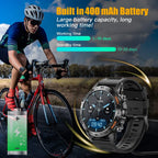 MEVADEN Steel 1,39 Zoll Herren Luxus-Smartwatch Bluetooth Anruf Sport-Fitness-Tracker Gesundheitsmonitor Smartwatch für Männer MD52