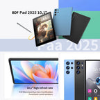 2025 Neu verbessertes Pad 10,1 Zoll Android-Tablet Octa Core 6GB RAM 128GB ROM Dual-Netzwerk WLAN Dual-Kameras Tablet PC 6000mAh