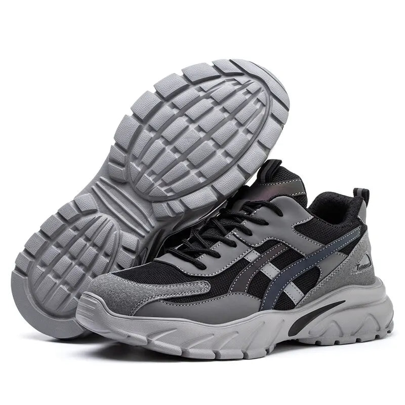 Herren-Sicherheitsschuhe, durchtrittsichere Arbeits-Sneaker, leichte Arbeitsschuhe, Herren-Stahlkappenschuhe, Sicherheitsstiefel, unverwüstliche Schuhe