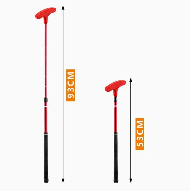 Golf Putter für Herren und Damen, beidhändig nutzbarer Kinder-Putter, Minigolf-Putter für Rechts- oder Linkshänder, längenverstellbarer Golf-Putter