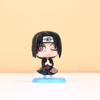 Anime Naruto Actionfigur Naruto Sasuke Kakashi Itachi Modell Spielzeug Desktop Ornament Dekoration Geschenk Junge Mädchen