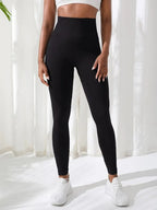 Damen Hosen Gym Yoga Nahtlos Sportkleidung Dehnbar Hohe Taille Athletik Training Fitness Leggings