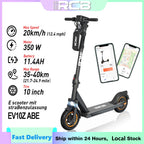 RCB EV10Z Elektroroller mit ABE Straßenzulassung 350W Motor 36V11.4Ah Akku 35-40km Reichweite 10 Zoll Rad Klappbar 120KG Max. Belastung für Pendler in der Stadt