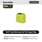 Naturehike Rolle-Aufbewahrungstasche Outdoor Reise Wandern Leicht Wasserdicht Vakuum Kompressionsspender Taschen Tragbarer Organizer