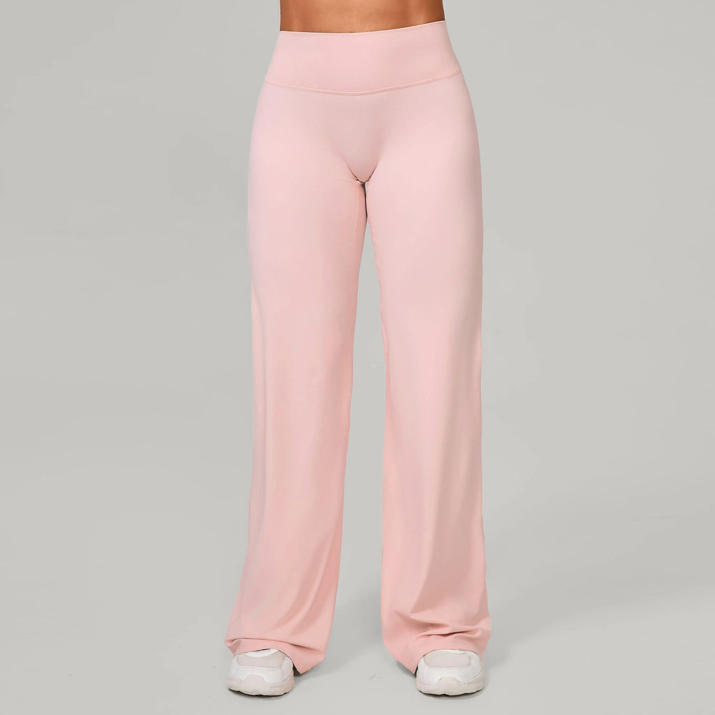 Damen gerade Yoga-Leggings weicher, dehnbarer Stoff Damen-Yogahosen GYM Schweißableitende Eigenschaften Lauf-Sport-Hosen