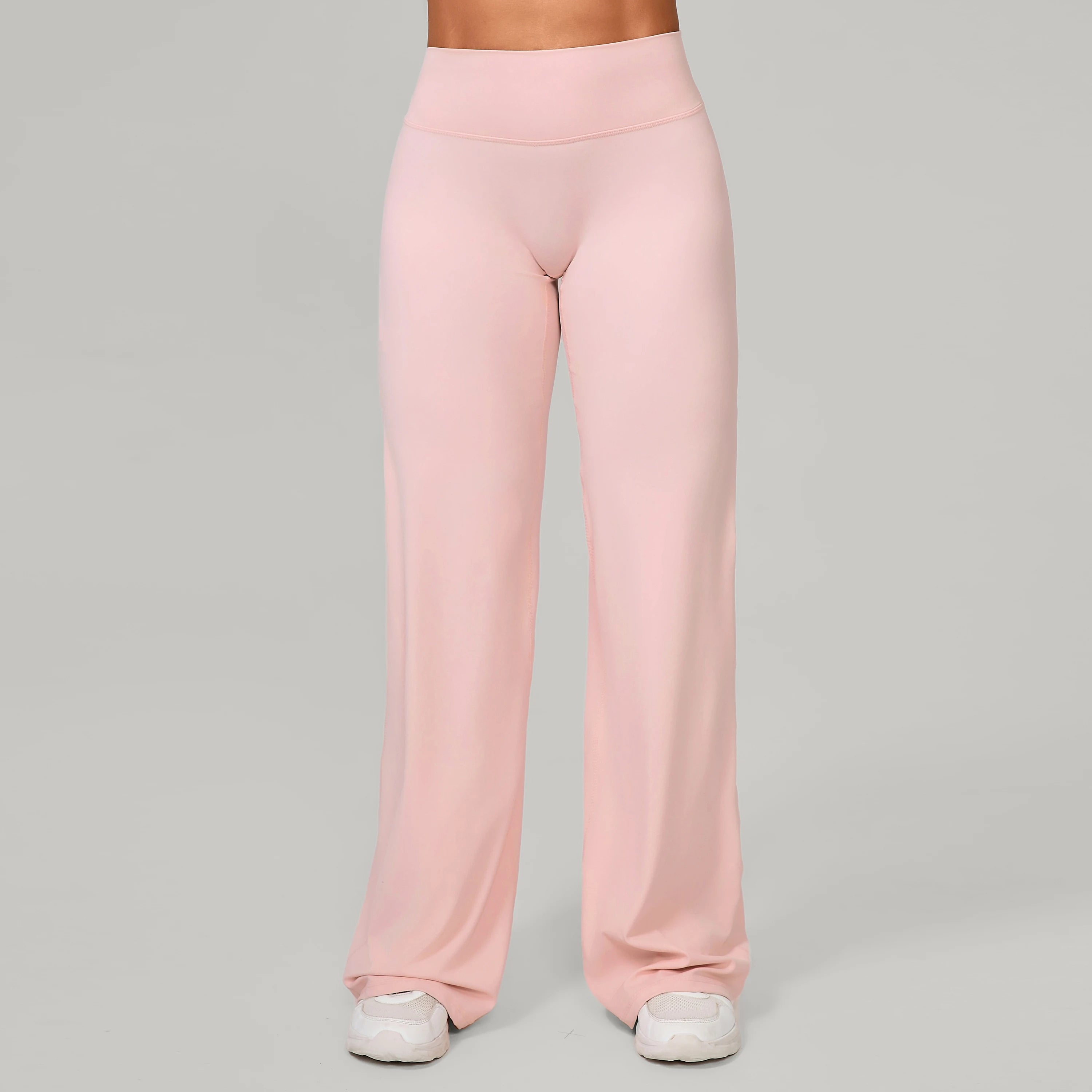Damen gerade Yoga-Leggings weicher, dehnbarer Stoff Damen-Yogahosen GYM Schweißableitende Eigenschaften Lauf-Sport-Hosen