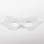 Neue Damen Hollow Lace Gesichtsmaske Maskerade Sexy Cosplay Abschlussball Party Requisiten Kostüm Maske Nachtclub Halloween Schwarze Augenmaske