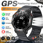 T-Rex 3 Ultra Militärische GPS-Smartwatch 10ATM Wasserdicht Kompass Höhenmesser Barometer AMOLED Herren HD Anruf Sport-Smartwatch