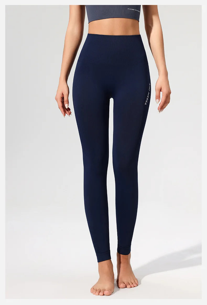 Pfirsich Lift Hüfte Hohe Taille Yogahose Damen Stretch Eng Trainingshose Laufen Sexy Fitnesshose