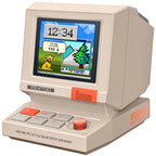 Divoom MiniToo Retro Bluetooth-Lautsprecher Tragbarer Pixel-Display-Musikbox Retro-Computer-Stil Lautsprecher Geschenk
