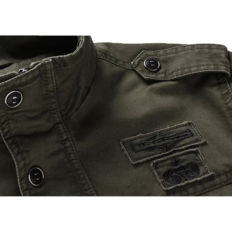 2024 neue Frühling Herbst Herren Bomberjacke Lässige Taktische Mäntel für Herren Baseball Schlanke Outdoor Windbreaker Werkzeugjacken