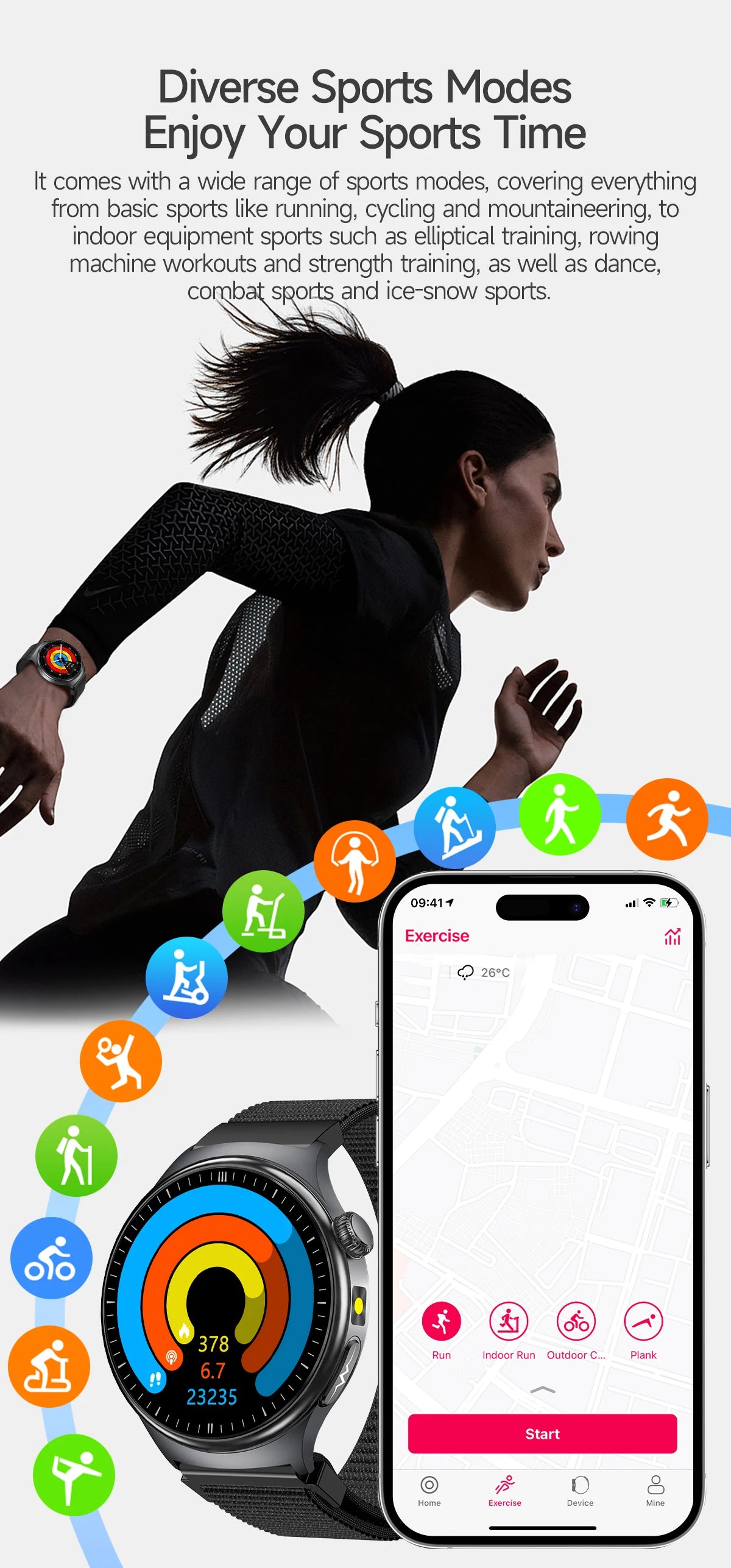 2026 Neue Mikrophysikalische Untersuchung Gesundheits-Smartwatch Herren EKG Harnsäure Lipide Blutdruck BT Anruf Smartwatch Für Android IOS