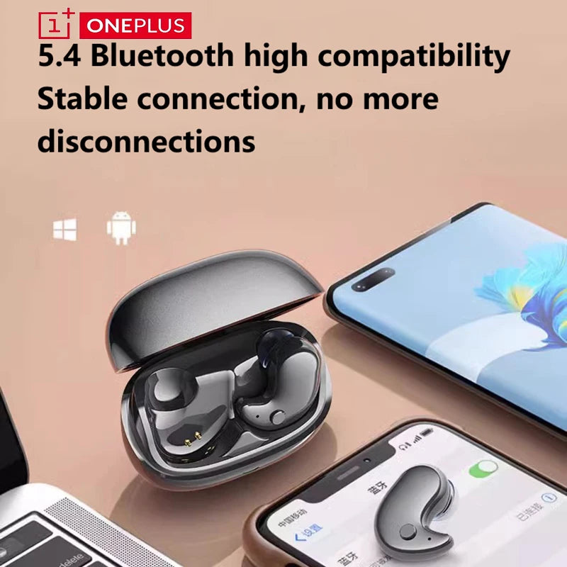 Oneplus Schlaf-Kopfhörer Kabellose Bluetooth-Ohrhörer Semi-In-Ear Mini Hochwertiger Klang Lange Akkulaufzeit Büro Reisen
