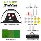 Golf-Profi-Trainingsnetz Golf-Schlagkäfig Indoor-Outdoor-Übungs-Trainings-Hilfsmittel Hoher Schlag