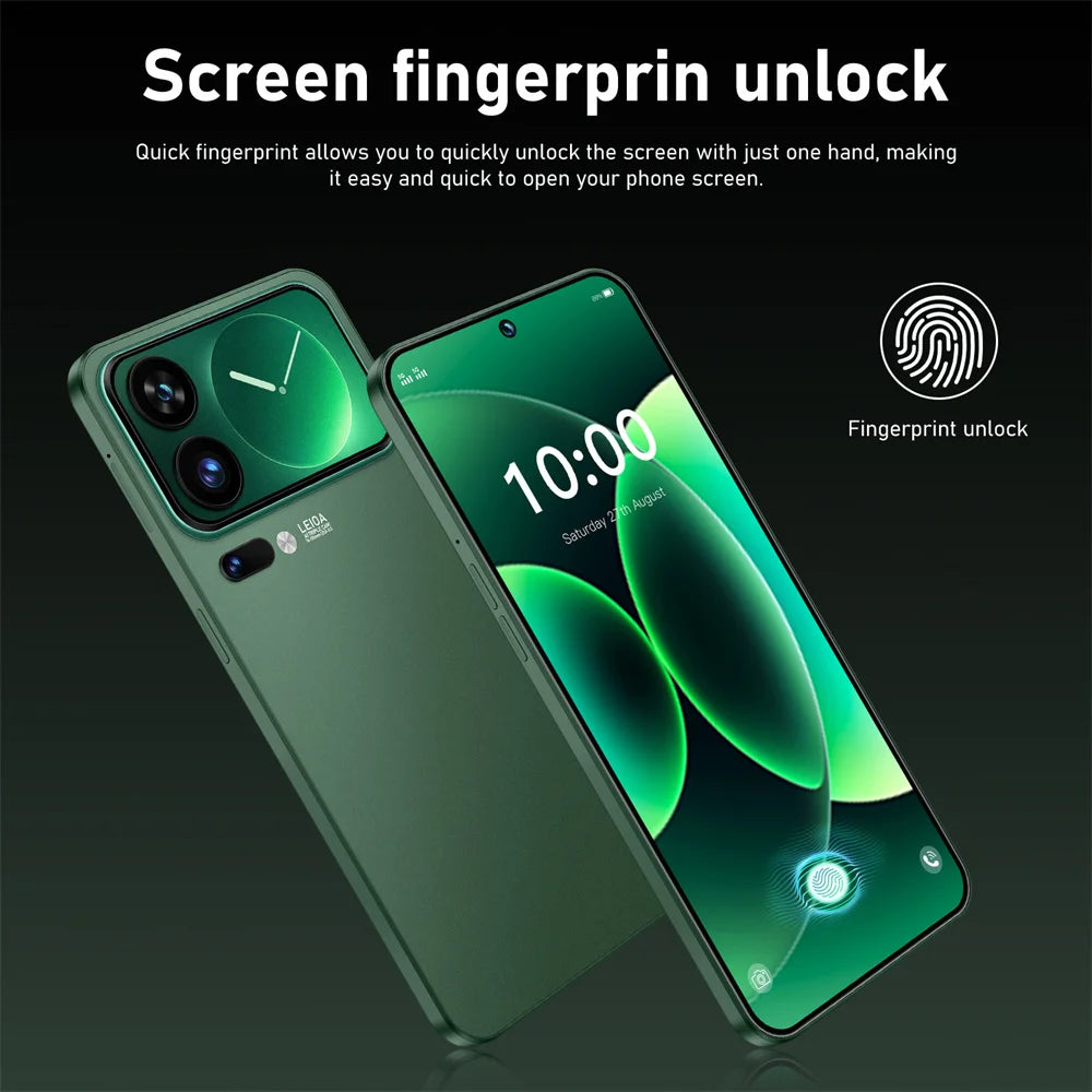 Neues Smartphone 5G 7.3HD für M17 Pro Max Dual-SIM-Karte 22G+2TB Günstiges Handy Android Smart Mobile Phones Entsperrt 8000mAh