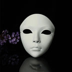 Party Supplies Vollgesichts-Cosplay Geisha Maske Blumen-Verkleidung Hanfu Cosplay Maske Maskerade Gruselige japanische Maske Kinder
