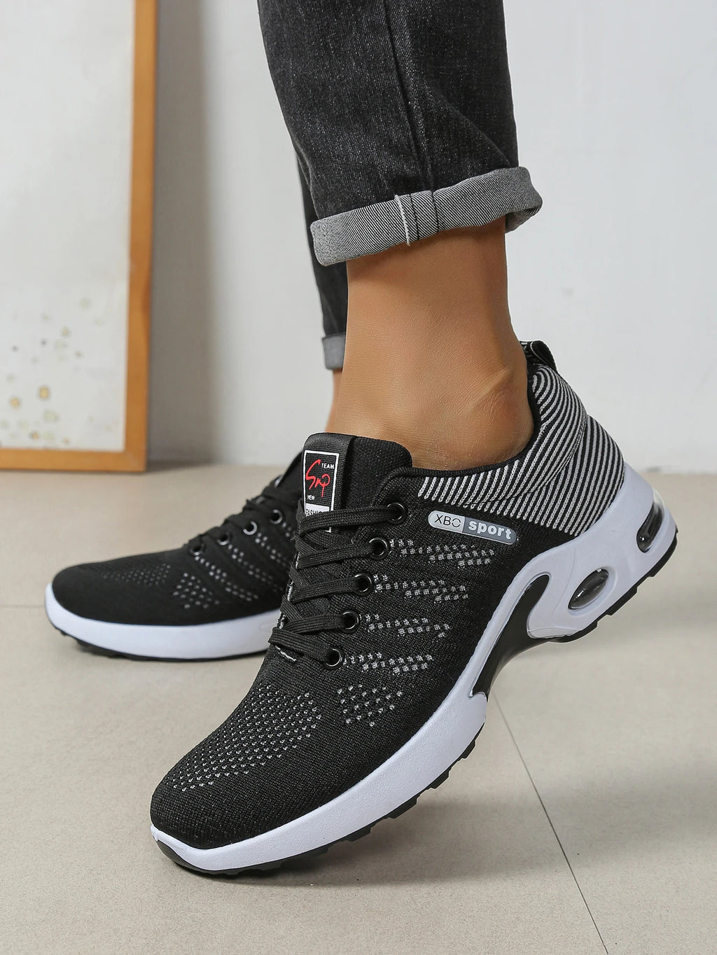 Herrenschuhe Mode Super Atmungsaktive Schnür-Laufschuhe – Rutschfest, langlebig und kissenweich – Herren Mode-Sneaker