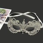 Neue Damen Hollow Lace Gesichtsmaske Maskerade Sexy Cosplay Abschlussball Party Requisiten Kostüm Maske Nachtclub Halloween Schwarze Augenmaske