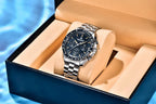 Neue PAGANI DESIGN Moon Men Uhr Retro-Luxus-Quarzuhren für Herren Edelstahl Sport wasserdicht Chronograph Herren+Mit BOX