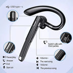 YYK-520 Kabellose Kopfhörer Business Bluetooth 5.3 Ohrhörer Freisprechanruf Mikrofon Geräuschunterdrückung Headset In-Ear-Kopfhörer zum Autofahren