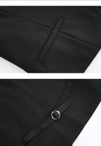 S-7XL Anzug Neu (Sakko + Weste + Hose) Koreanische Version der Slim-Fit-Arbeitskleidung Mode Business Herren Freizeit Hochzeits Gentleman-Anzug