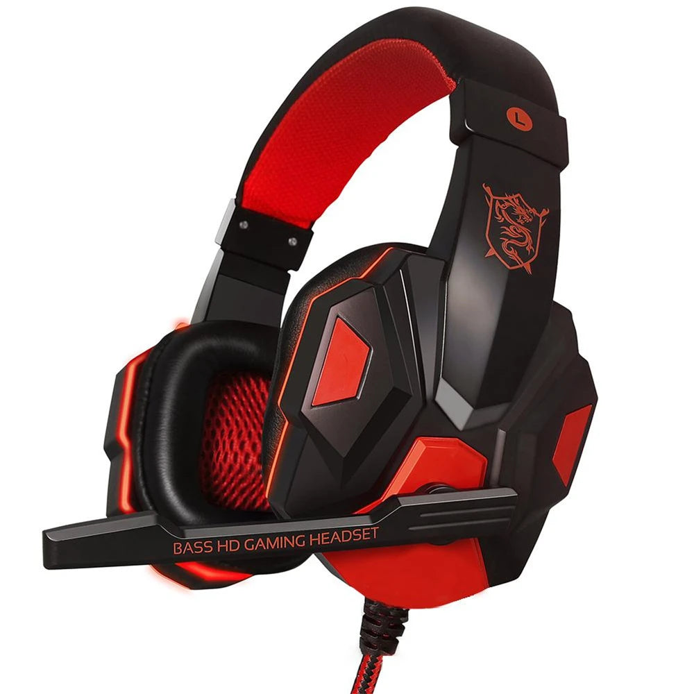 Gaming Kopfhörer 3.5MM Kabelgebunden PC Bass Stereo Gamer Headset Telefon Laptop Kopfhörer Helm Mit Mikrofon Für PS4 Xbox One Switch