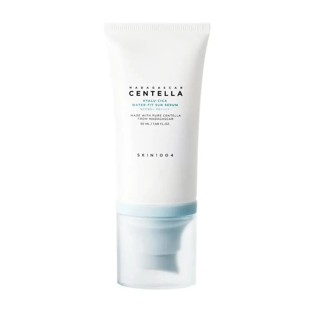 Skin1004 Korean Skincare Centella Sun Serum SPF50+ - Hyaluronic Acid UV Protection, Sensitive Skin Main image