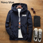 Maßgeschneiderte Reise-Team Zipperjacke, Kapuzen-Unisex-UV-beständige, wasserdichte Jacke für Herren und Damen, Oberbekleidung, Frühling, Sommer,