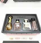 Luxusmarke Parfüm Damen Eau De Parfum Femme Geschenkbox 4-teiliges Set 100ml Parfums De Mujer Natürlicher Blumenduft Spray