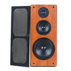 Hochleistungs-Passivlautsprecher, 8 Zoll, Standlautsprecher, 3-Wege-Heim-Audiosystem, 90 dB Empfindlichkeit, Hifi-Holzlautsprecher, ein Paar