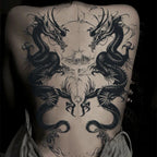 Magic Juice Tinte Wasserdichte Tattoo Aufkleber Große Größe Kräutersaft Temporäre Tattoos Männer Body Art Drache Tiger