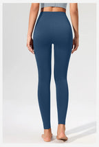 Pfirsich Lift Hüfte Hohe Taille Yogahose Damen Stretch Eng Trainingshose Laufen Sexy Fitnesshose