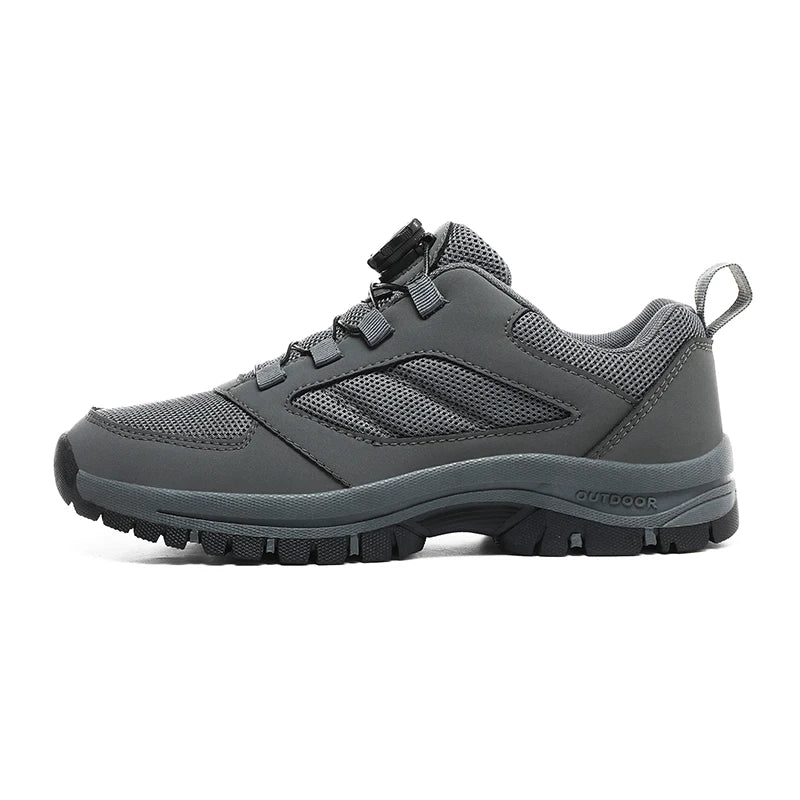 Herren-Outdoor-Sportschuhe für Frühling und Herbst mit drehbarer Schnalle, bequem, rutschfest, Wanderschuhe, große Größen 39–48