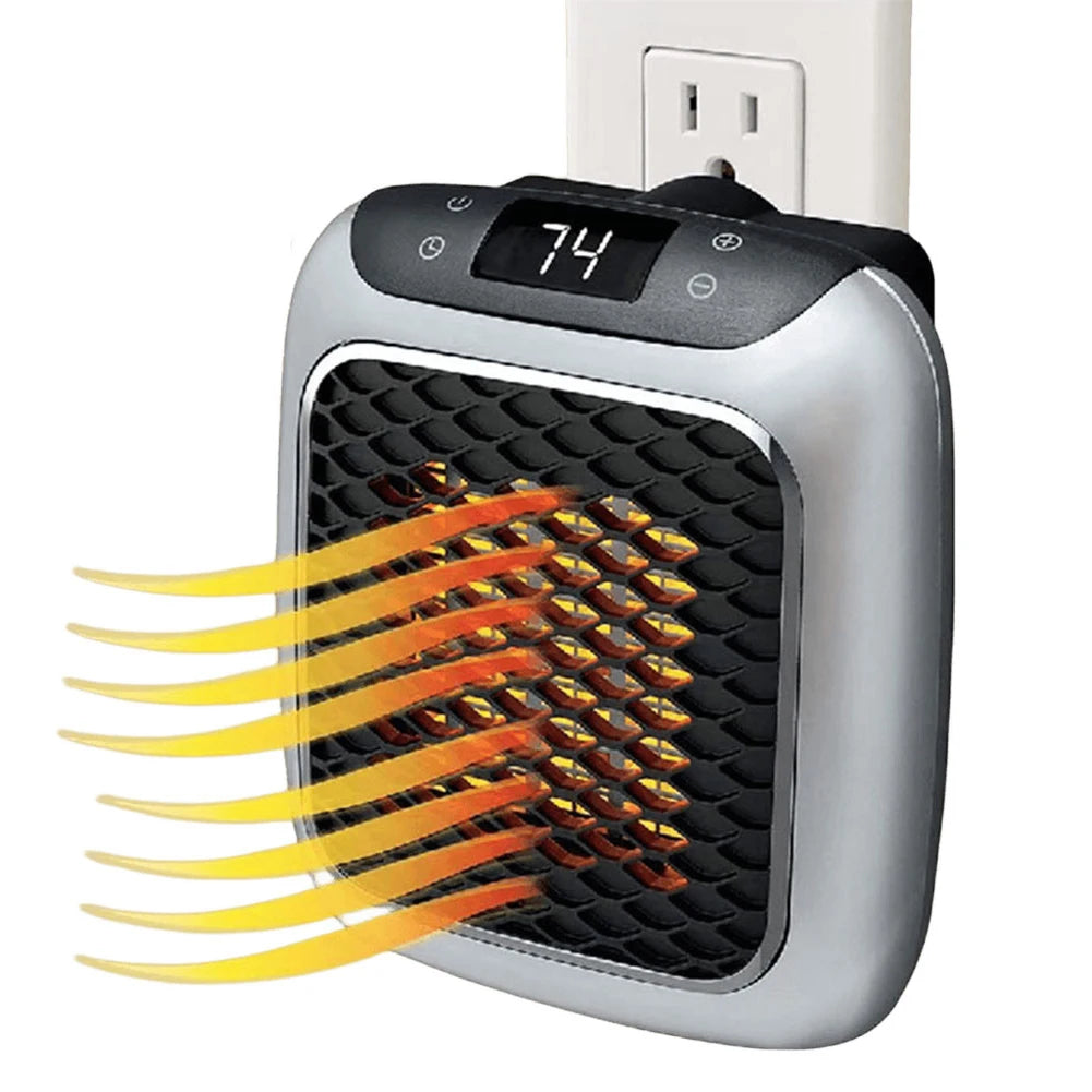 EU-Stecker Heizung Mini Elektrische Heizung Wärmer Wandmontierte PTC Keramik Heizlüfter Tragbarer Heizlüfter für Zuhause Büro Schlafzimmer