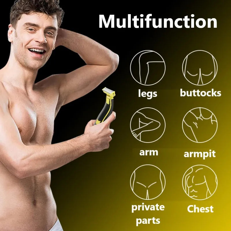 Intimer Haarschnitt Herrenrasierer Rasierapparat für empfindliche Bereiche Rasiermaschine Haarentfernung Epilierer Trimmer für Bikini-Körper