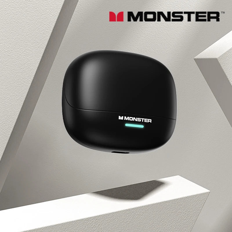 Monster MQT52 Bluetooth 5.4 Wireless Kopfhörer 24 Std. Akkulaufzeit Stereo-Kopfhörer Niedrige Latenz Gaming Dual-Modus Headset Geschenk