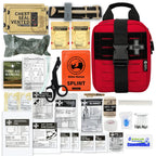 RHINO RESCUE-SE IFAK Trauma Erste-Hilfe-Set, taktische medizinische Tasche für Auto, Zuhause, Reisen, Wandern und Camping, Notfall-Überlebensausrüstung