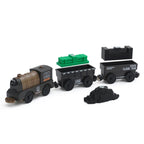 Neues elektrisches Eisenbahnset, kompatibel mit Thomas Holzeisenbahn Schienen Zugspielzeug für Kinder Weihnachtsgeburtstagsgeschenk