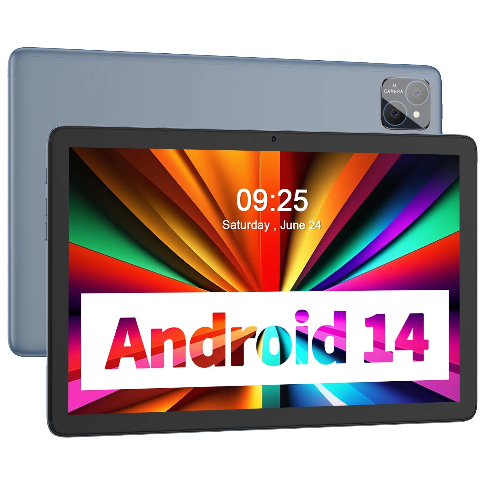 PRITOM TAB11 Android 14 Tablet, 10 Zoll, Octa-Core, 5G WiFi6, 128 GB, 8000 mAh, HD IPS Display, Dual-Kamera, Bluetooth, FM, TYP C Hauptbild