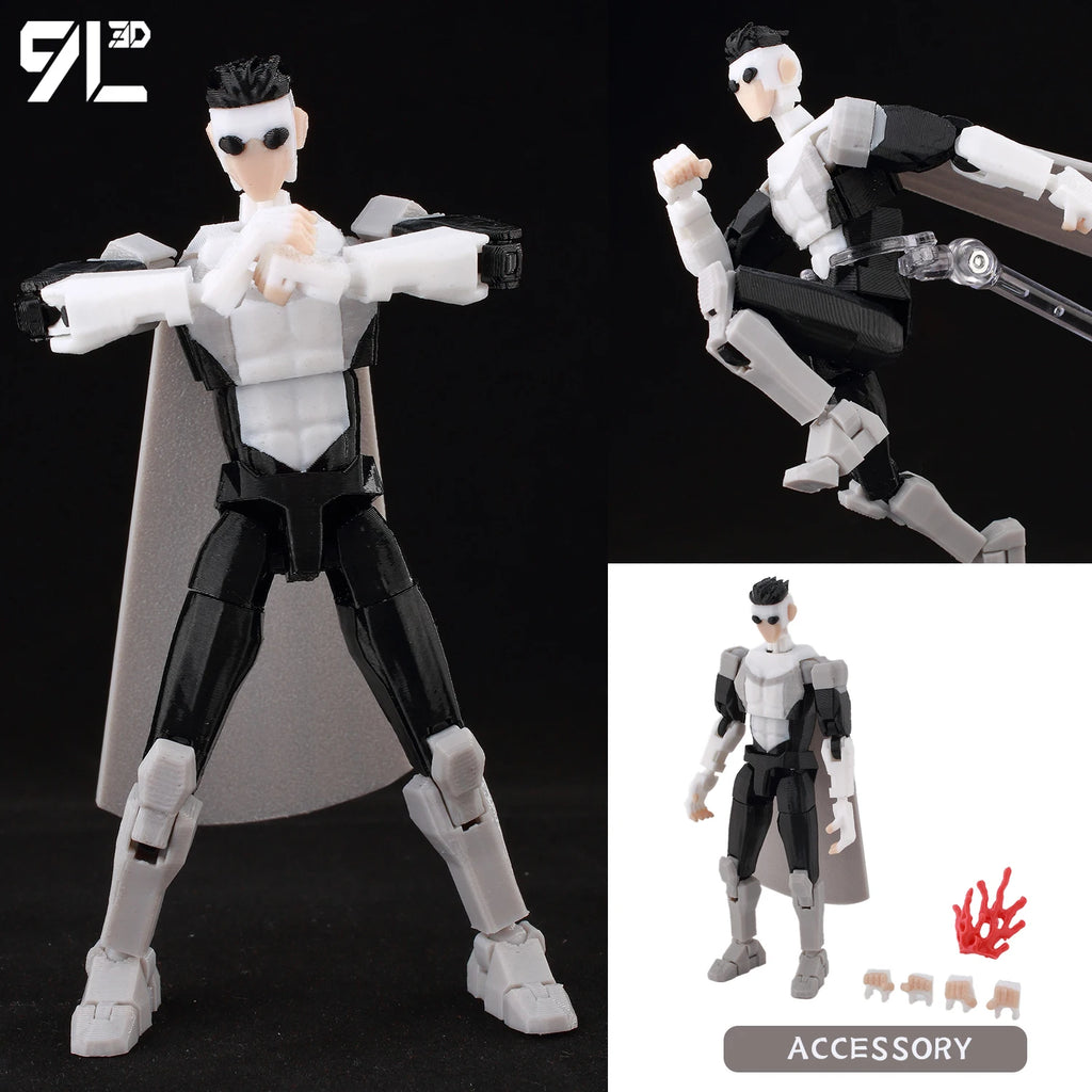 9L3D Gedruckte Deadpool Wolverine Batman Spider-Man Venom Actionfiguren Dummy13 Lucky13 T13 Anime Modell Spielzeug Sammlerstücke Geschenke