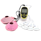 Elektrische Schock Brustwarzenklemmen BDSM Bondage Schamlippenklammer Klitoris-/Penispulsator E-Stimulations-Massagehandschuh/-Pad SM Roller Sexspielzeug für Paare