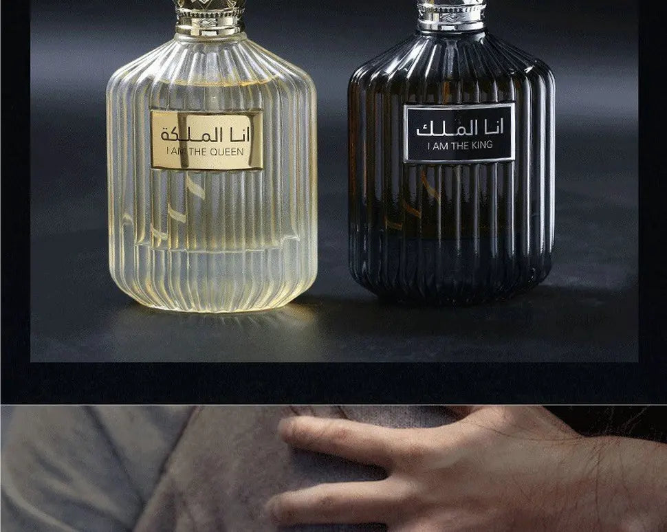 Dubai Prince Herrenparfüm 100ML Eau de Cologne lang anhaltender Duft Frische Wüstenblume Anziehend für Frauen Arabische Parfüme Mujer Originales