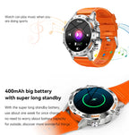 MEVADEN Steel 1,39 Zoll Herren Luxus-Smartwatch Bluetooth Anruf Sport-Fitness-Tracker Gesundheitsmonitor Smartwatch für Männer MD52
